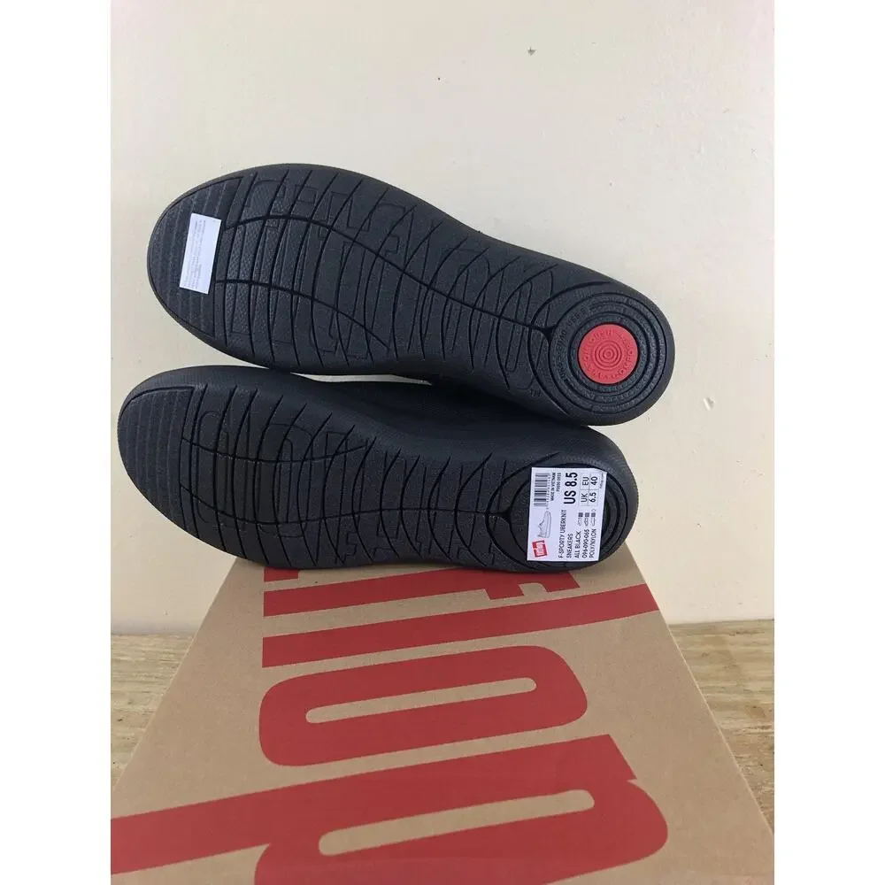 New Fitflop Sneakers 8.5 Black F Sporty Uberknit Low Tops